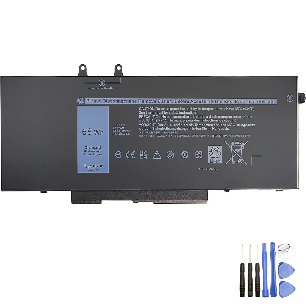 Vervanging voor Dell 4GVMP accu (batterij) 68Wh