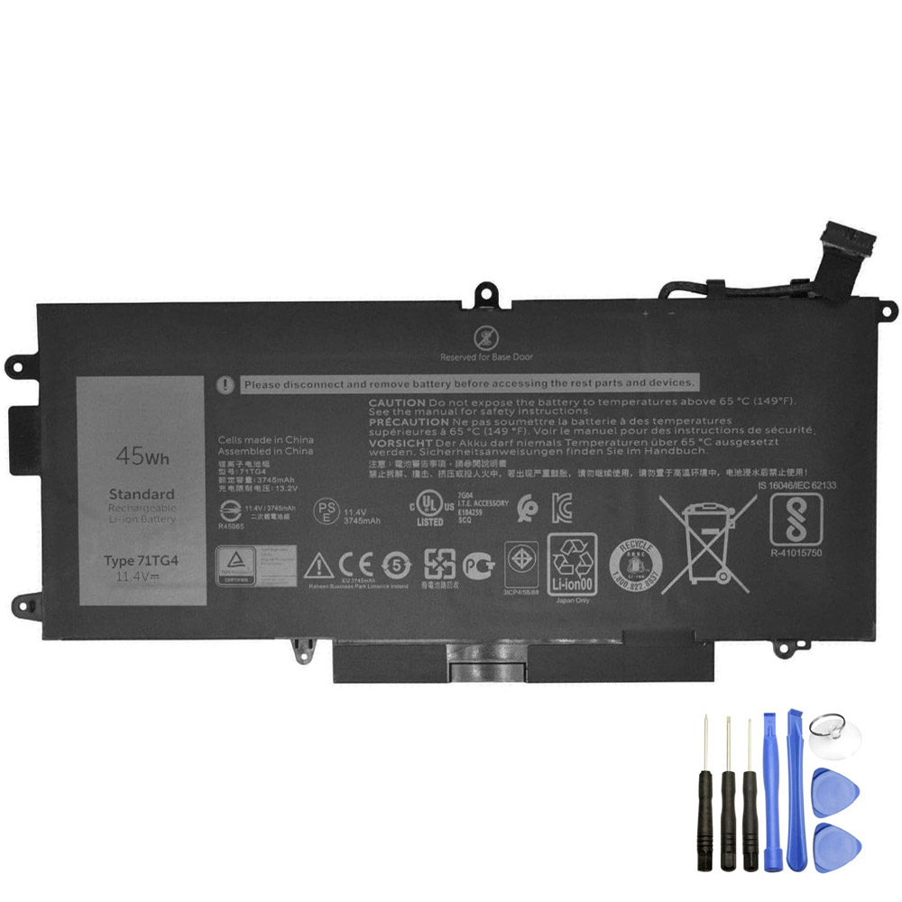 Vervanging voor Dell 71TG4 accu (batterij) 45Wh
