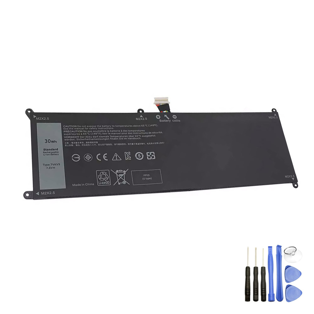 Vervanging voor Dell 7VKV9 accu (batterij) 30Wh