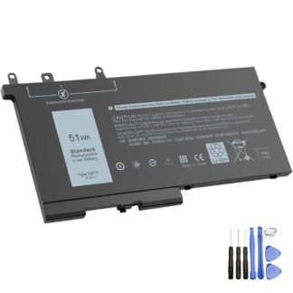 Vervanging voor Dell 93FTF accu (batterij) 51Wh