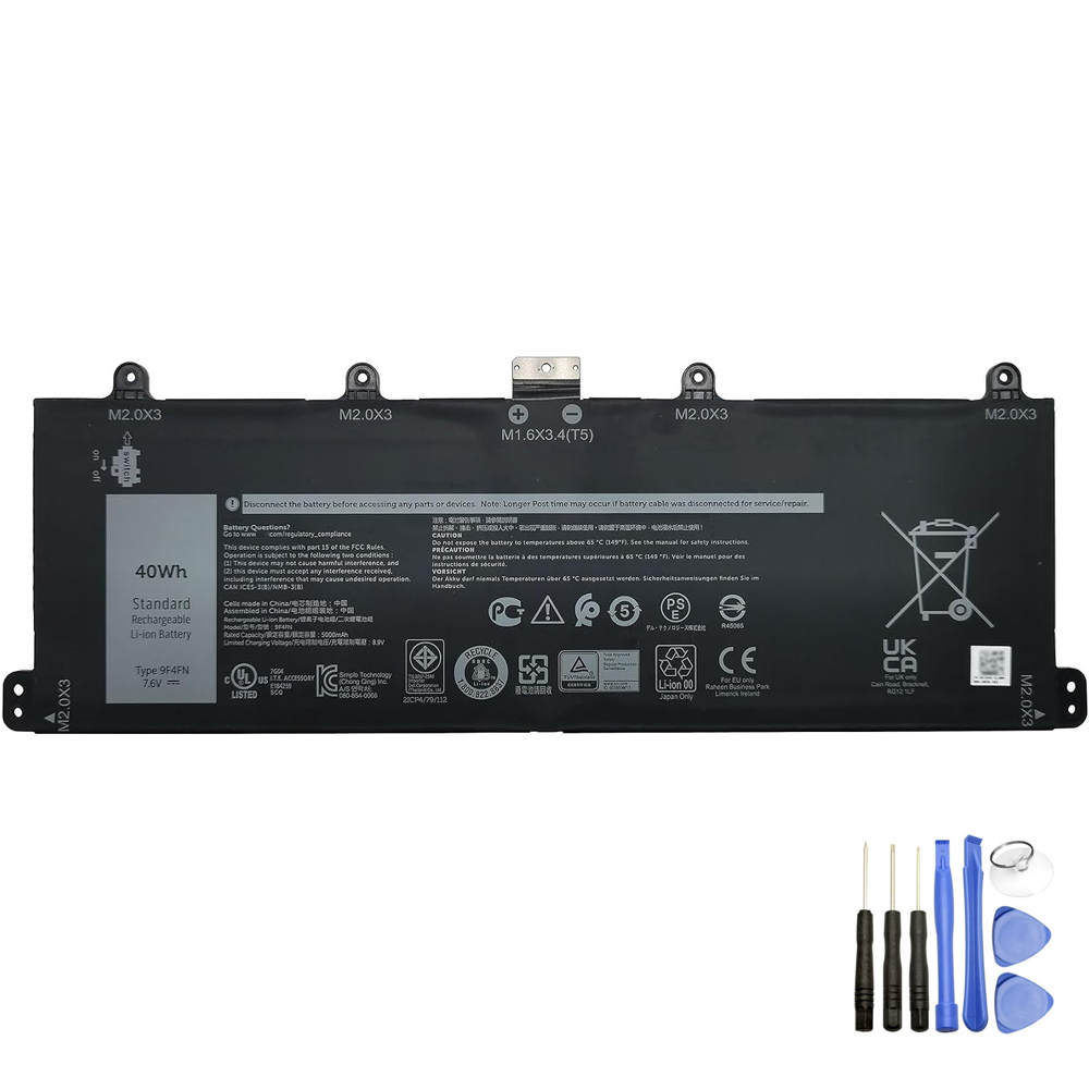 Vervanging voor Dell 9F4FN accu (batterij) 40Wh