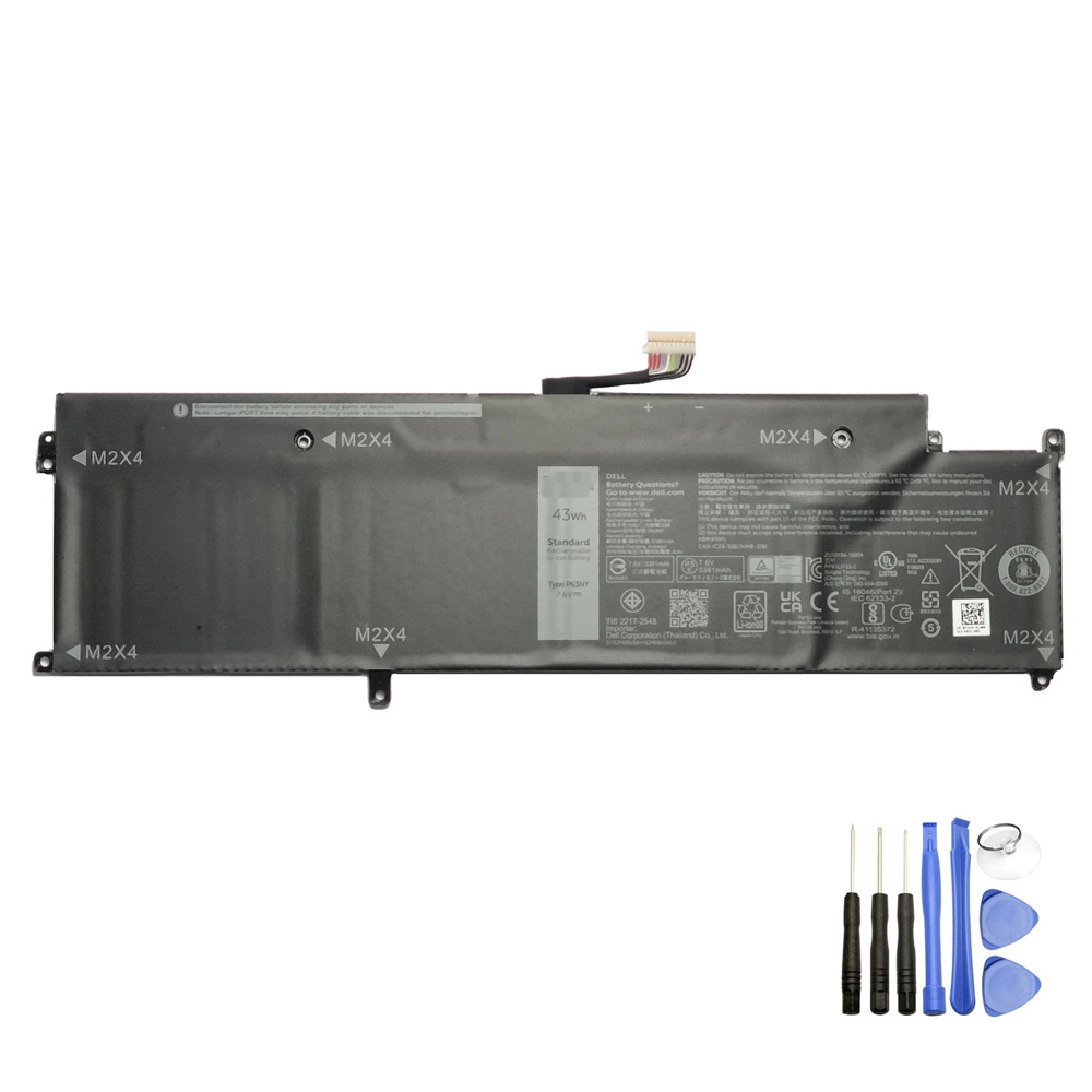 Vervanging voor Dell P63NY accu (batterij) 43Wh