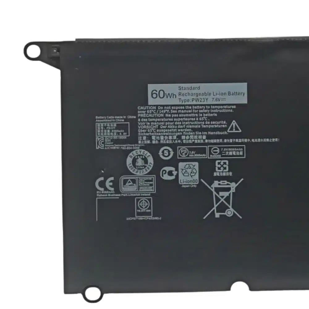 Vervanging voor Dell PW23Y accu (batterij) 60Wh - Afbeelding 2