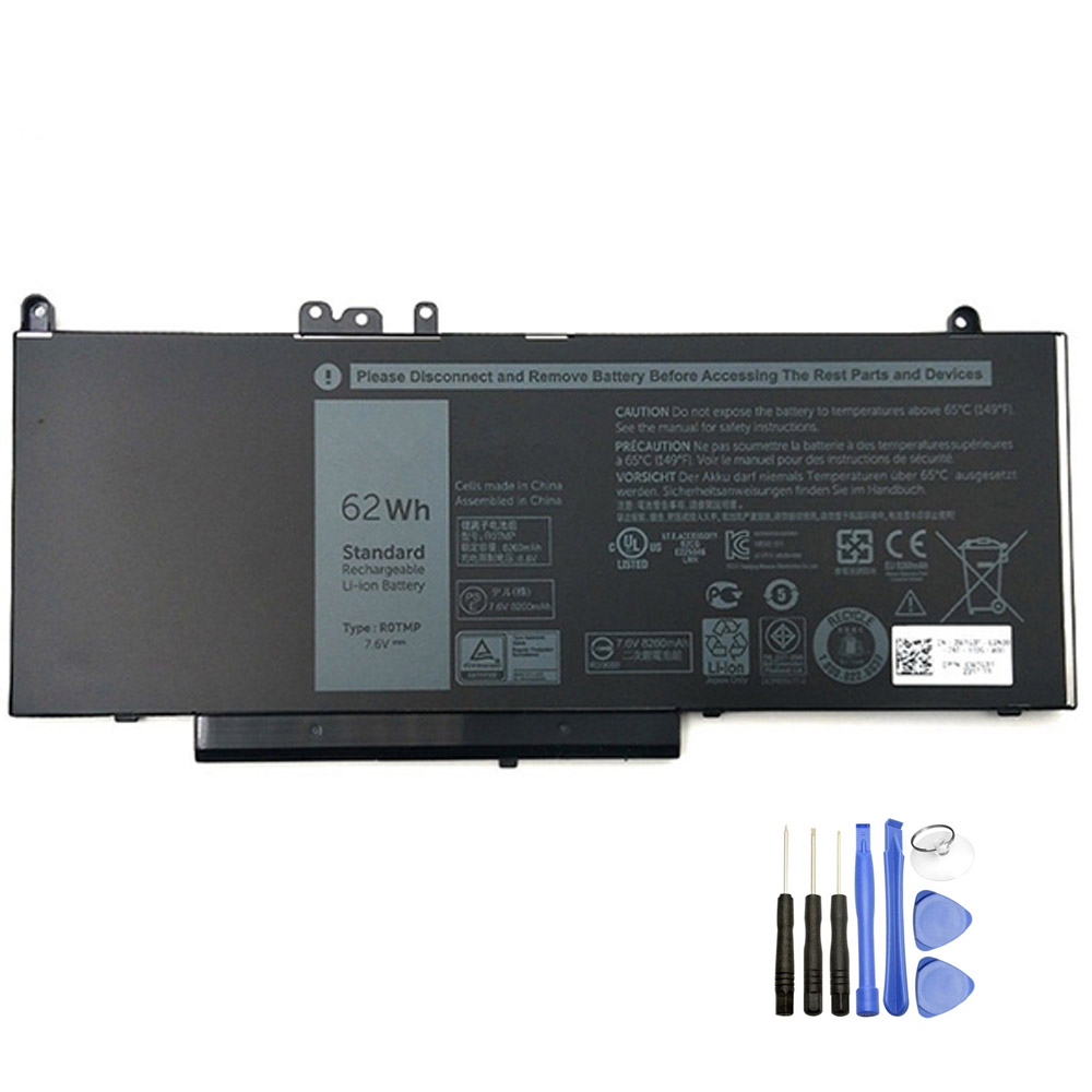 Vervanging voor Dell R0TMP accu (batterij) 62Wh