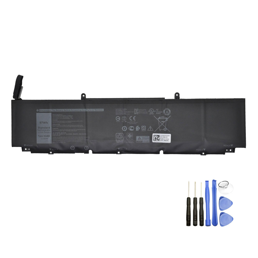 Vervanging voor Dell XG4K6 accu (batterij) 97Wh